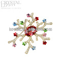 Women costume jewelry brooch luxury rhinestone wedding brooch